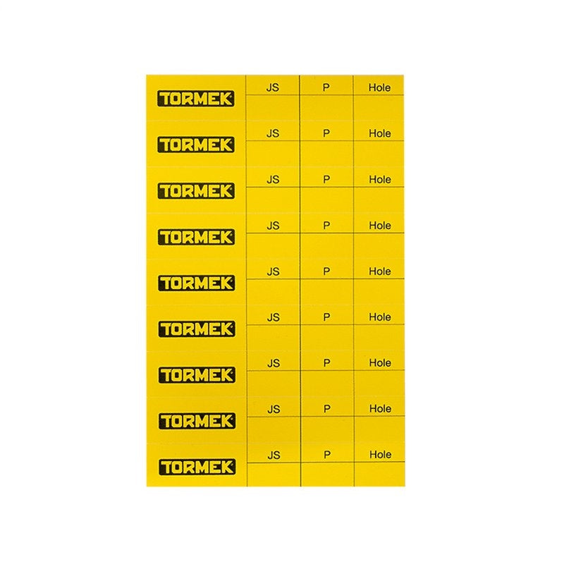 Tormek Profile Labels | PL-01