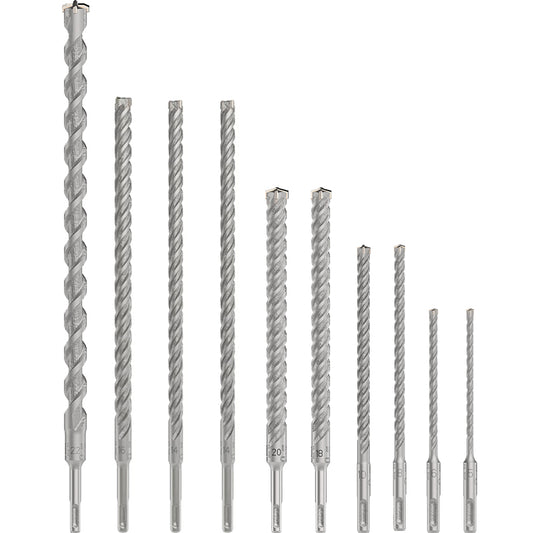 Bosch 10 Piece PRO SDS Plus-5X Hammer Drill Bits, 5-22mm (Assortment)