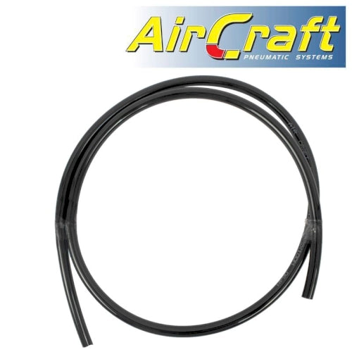 Polyurethane hose 5mm i.d. 8mm o.d per metre black