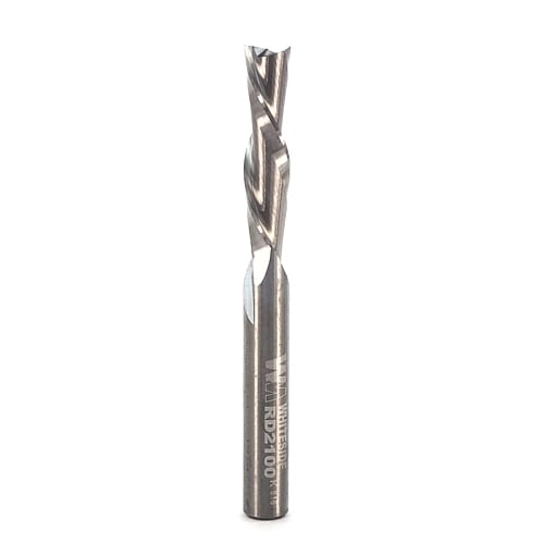 Whiteside Spiral Router Bit - Down Cut, 1/4"SH, 1/4"CD, 1"CL | RD2100