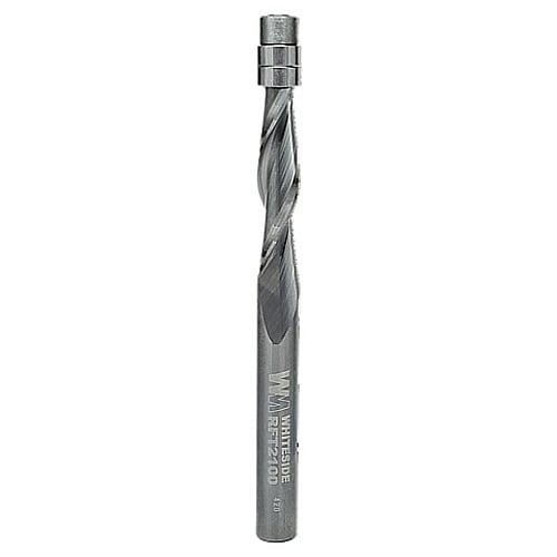 Whiteside Spiral Flush Trim Router Bit - Up Cut, 1/4"SH, 1/4"CD, 1"CL | RFT2100