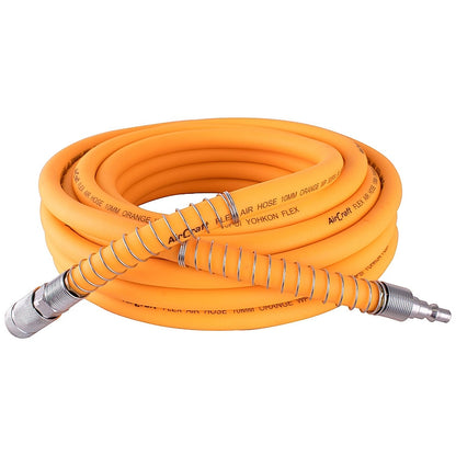 AirCraft Orange Flex Air Hose Kit, 10m x Ø10mm ID | RHYF10KIT
