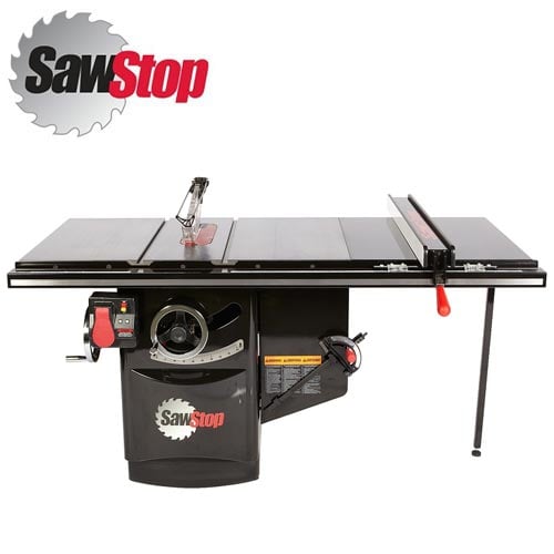 Industrial Cabinet Saw W/52&#8243; T-Glide Fence Assembly