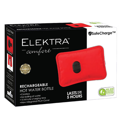 Elektra Comfort Red Rechargeable Hot Water Bottle | SEL-2501