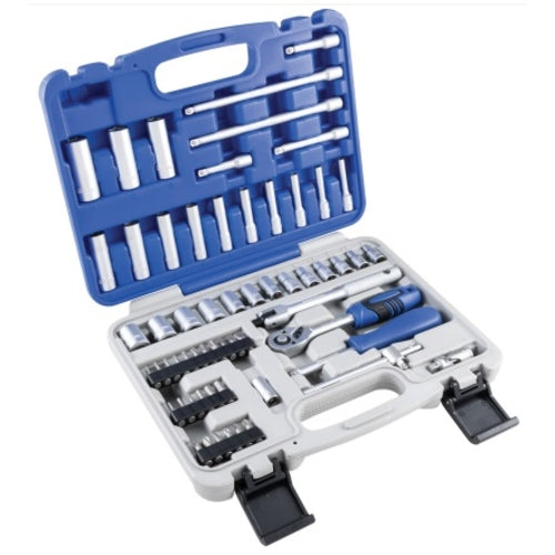 Senator 60Pc Metric Socket Set, 4-14mm, 1/4" Sq. Dr. | SEN5829040K