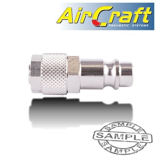 Pu hose connector german coupler insert 6mm id x 8mm od metal(SG BX0608)