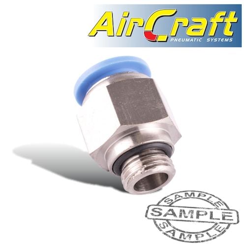 Pu fitting str. stud w/o-ring 12mm-1/4' m(SG SPC12-G02)