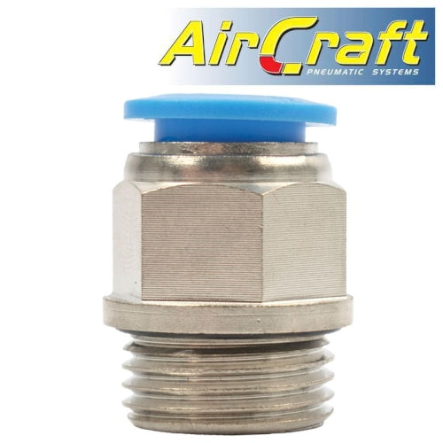 Pu fitting str. stud w/o-ring 12mm-1/2' m