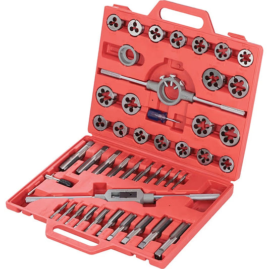 Sherwood 45-Piece Carbon Steel Threading Set, M6-M24 (CASE-45) | SHR0869990Y