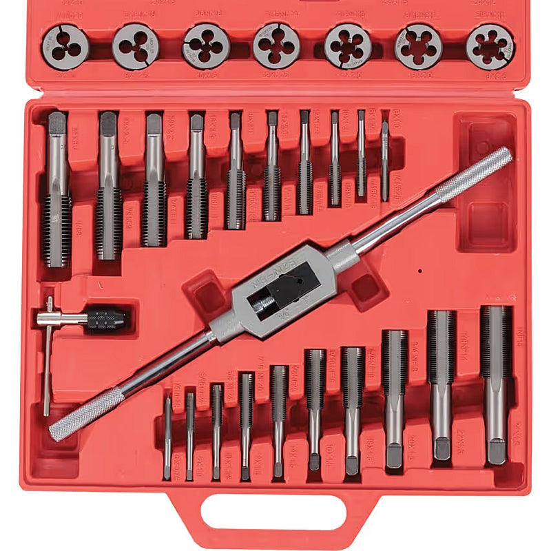 Sherwood 45-Piece Carbon Steel Threading Set, M6-M24 (CASE-45) | SHR0869990Y