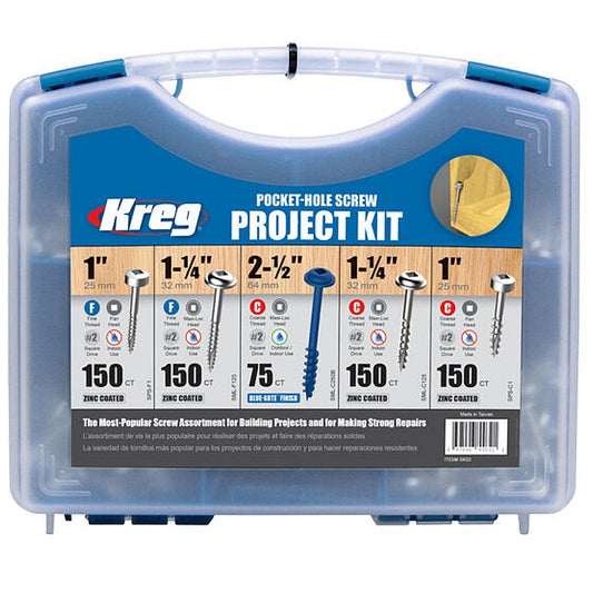 Kreg 675 Piece Pocket-Hole Screw Project Kit | SK03