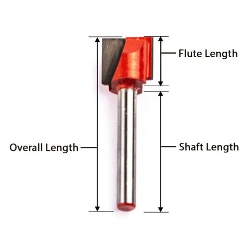 Skimming Bit - 6mm Shank