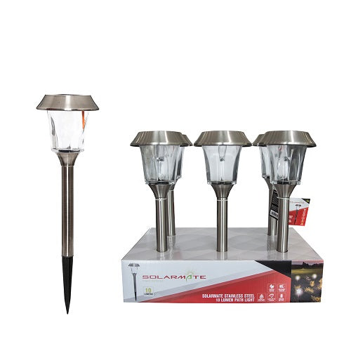 SOLARMATE S/STEEL Solar Filament Path Lights - 10 Lumen | SM023