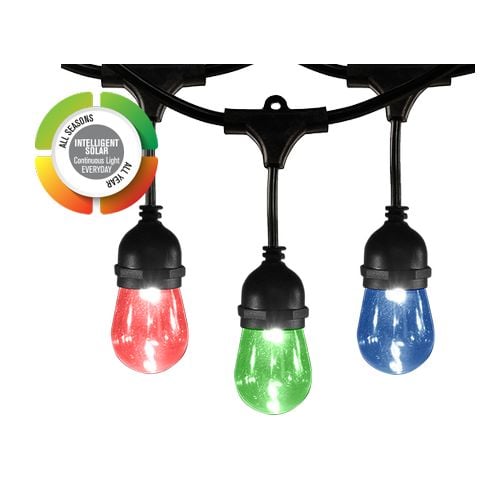 SOLAR COLOUR STRING LIGHT+REMOTE 10 BULB | SM032