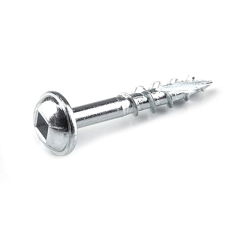 Kreg 100/Pk Zinc Pocket-Hole Screws, Coarse, Maxi-Loc, 25mm #8 | SML-C1-100