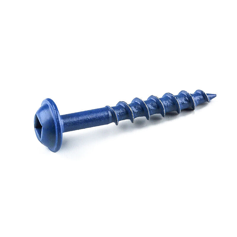 Kreg 100/Pk Blue-Kote Pocket-Hole Screws, Coarse, Maxi-Loc, 32mm #8 | SML-C125B-100