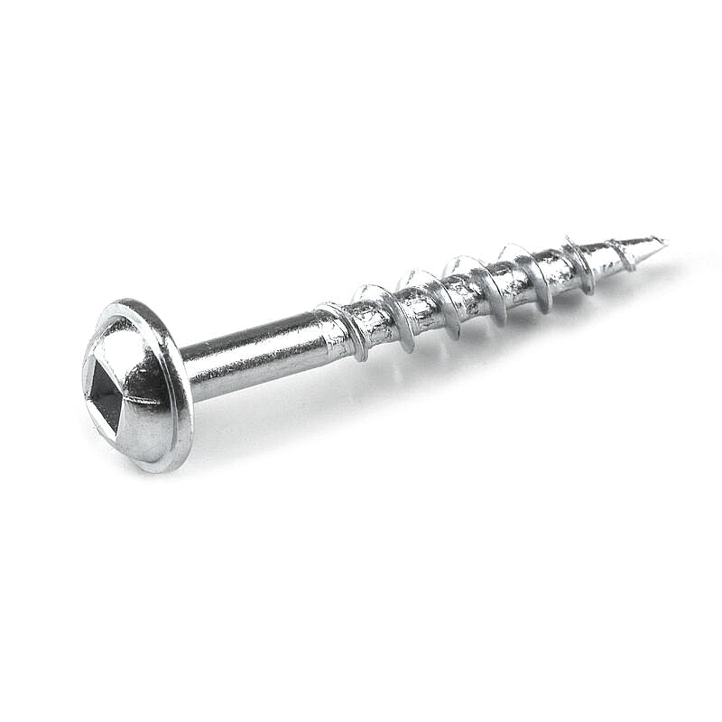 Kreg 100/Pk Zinc Pocket-Hole Screws, Coarse, Maxi-Loc, 32mm #8 | SML-C125-100