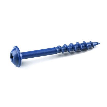 Kreg 100/Pk Blue-Kote Pocket-Hole Screws, Coarse, Maxi-Loc, 38mm #8 | SML-C150B-100