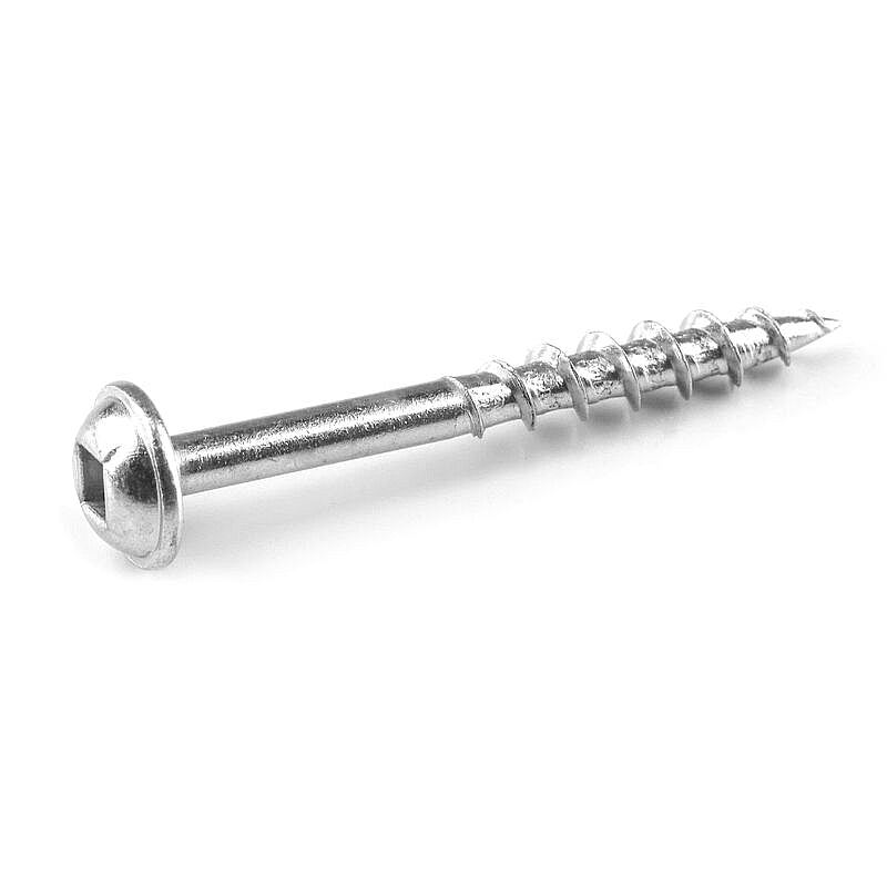 Kreg 100/Pk Zinc Pocket-Hole Screws, Coarse, Maxi-Loc, 38mm #8 | SML-C150-100-INT