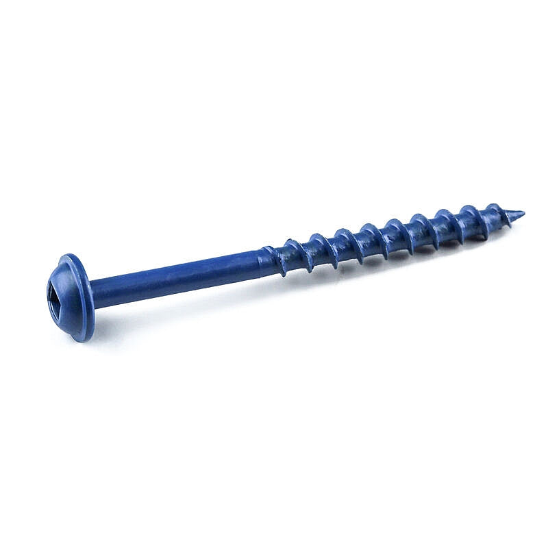 Kreg 250/Pk Blue-Kote Pocket-Hole Screws, Coarse, Maxi-Loc, 51mm #8 | SML-C2B-250