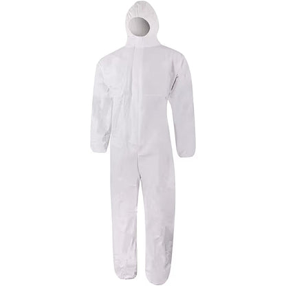 Halo SMS Disposable Hooded Coveralls, Type 5/6, White, XL | HAL9623813D