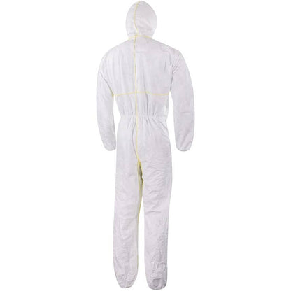 Halo SMS Disposable Hooded Coveralls, Type 5/6, White, XL | HAL9623813D
