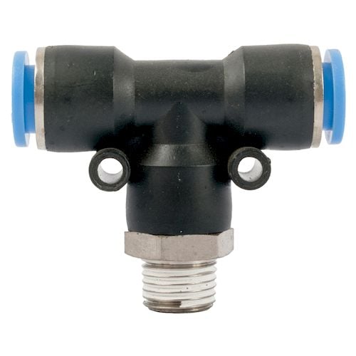 Pu hose fitting tee 10mm-1/4 m(SPB10-02)