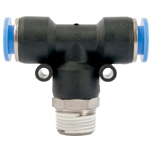 Pu hose fitting tee 10mm-3/8 m(SPB10-03)