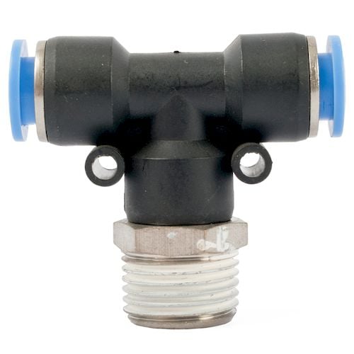 Pu hose fitting tee 10mm-1/2 m(SPB10-04)