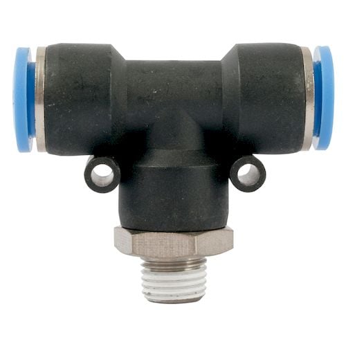 Pu hose fitting tee 12mm-1/4 m(SPB12-02)