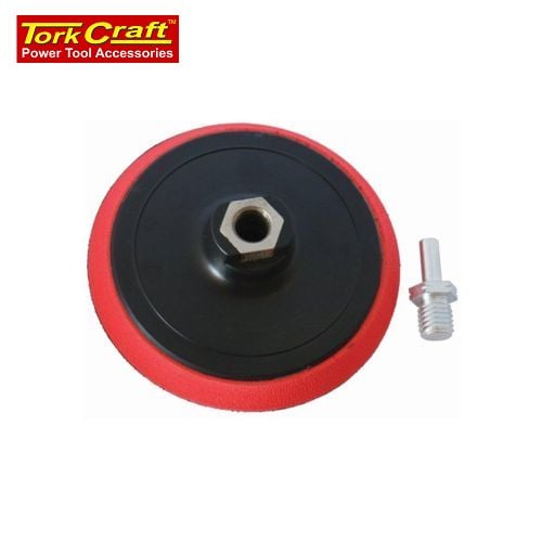 Backing Pad Velcro 125mm X M14 With 8mm Spindle
