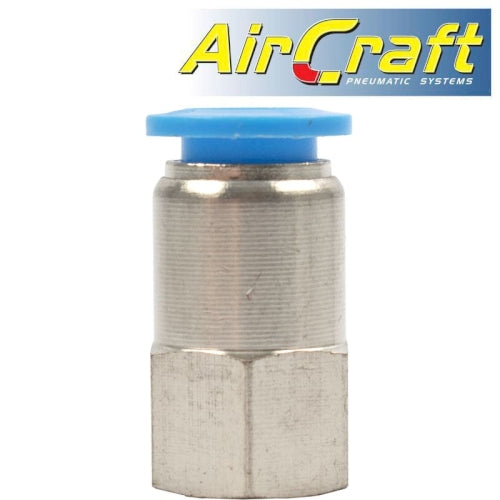 Pu hose fitting straight stud 10mm-1/4 f