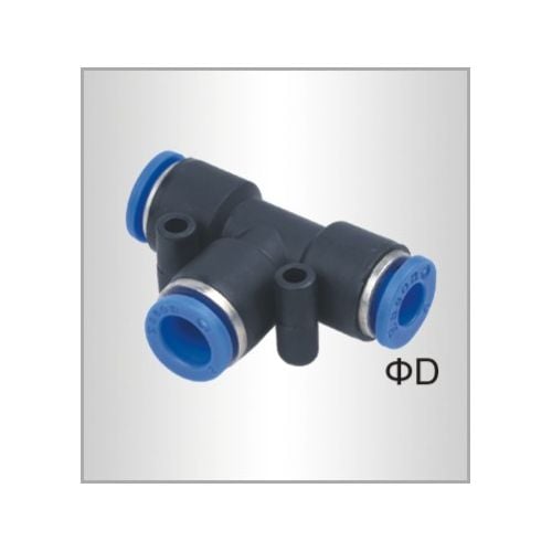 Pu hose fitting tee 8mm(SPE08)
