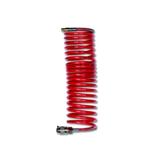 Spiral hose 10m w/qu.coupler bx15ru10-6(SPIR 10M)