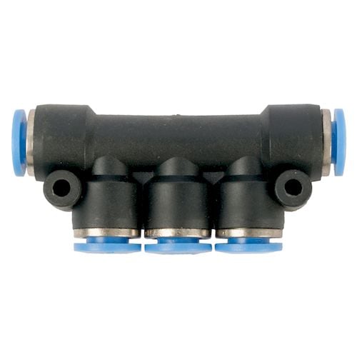 Pu hose fitting manifold 6mm-6mm(SPKG06-06)