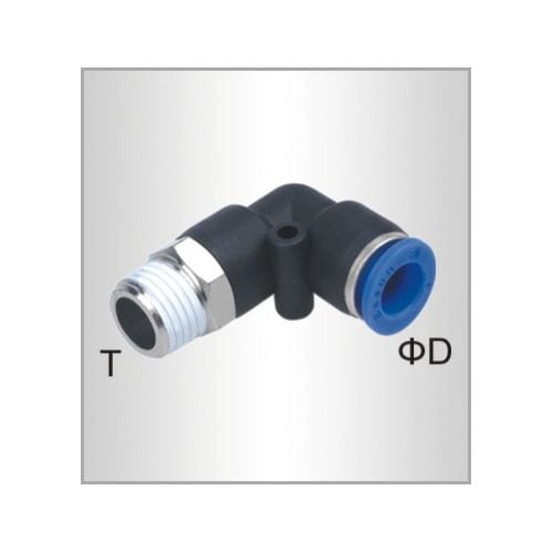 Elbow 4mm-1/8 m pu hose fitting(SPL04-01)