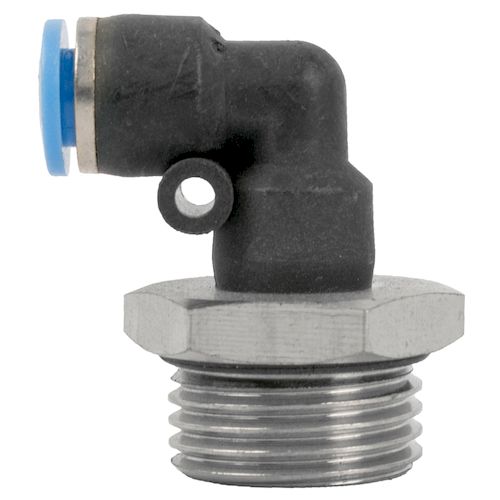 Elbow w/o-ring 6mm-1/2 m pu hose fitting(SPL06-G04)