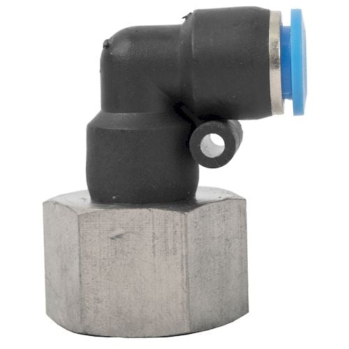Pu hose fitting elbow 8mm-1/2 f(SPLF08-04)