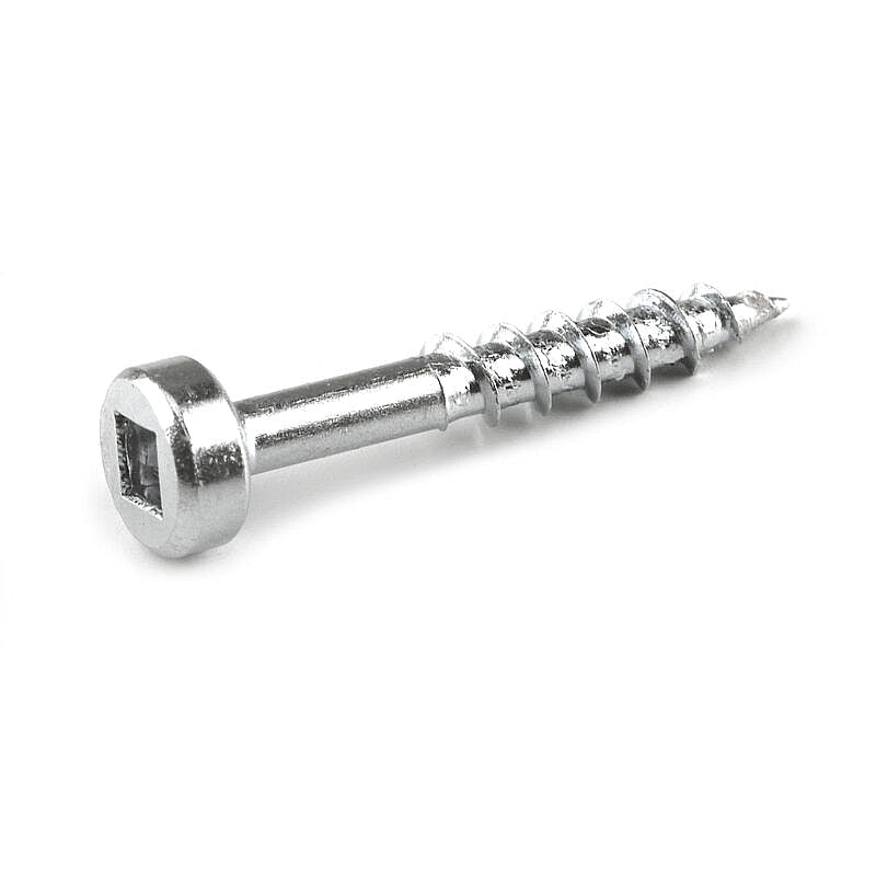 Kreg 100/Pk Zinc Pocket-Hole Screws, Coarse, Pan-head, 25mm #7 | SPS-C1-100