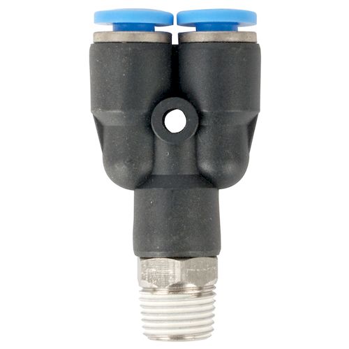 Pu hose fitting y joint 4mm-1/8 m(SPX04-01)