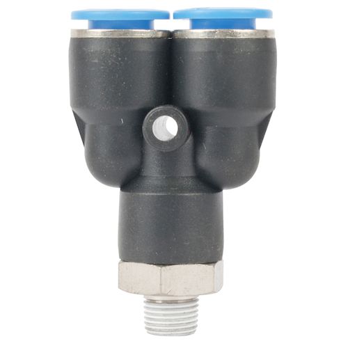 Pu hose fitting y joint 10mm-1/8 m(SPX10-01)