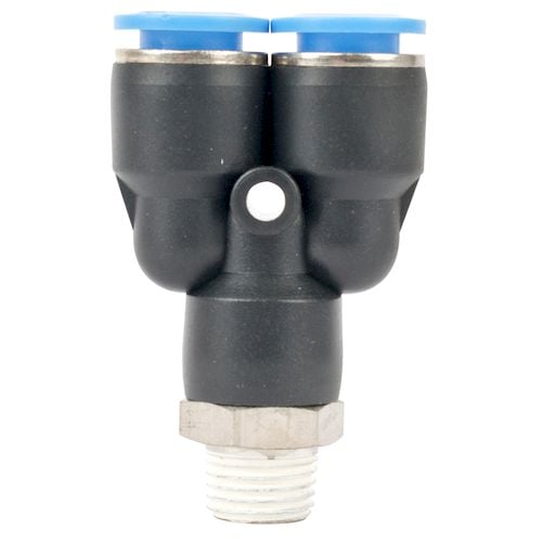 Pu hose fitting y joint 10mm-1/4 m(SPX10-02)
