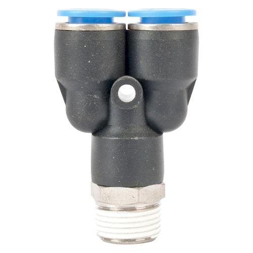 Pu hose fitting y joint 10mm-3/8 m(SPX10-03)