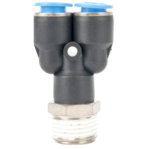 Pu hose fitting y joint 10mm-1/2 m(SPX10-04)