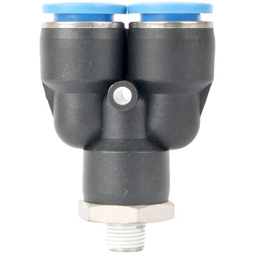 Pu hose fitting y joint 12mm-1/8 m(SPX12-01)