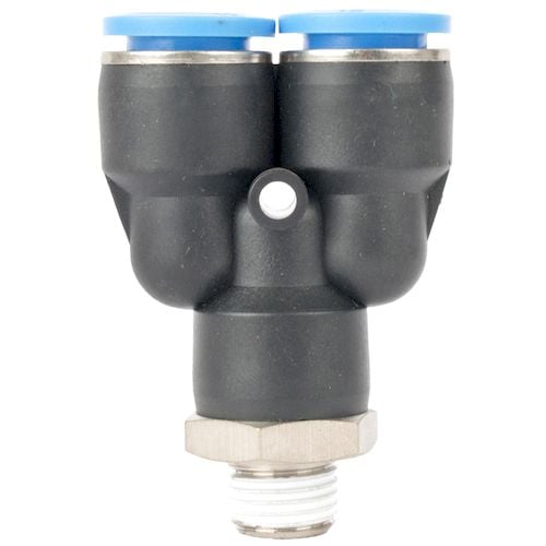 Pu hose fitting y joint 12mm-1/4 m(SPX12-02)