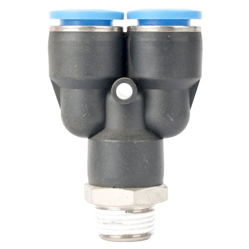 Pu hose fitting y joint 12mm-3/8 m(SPX12-03)