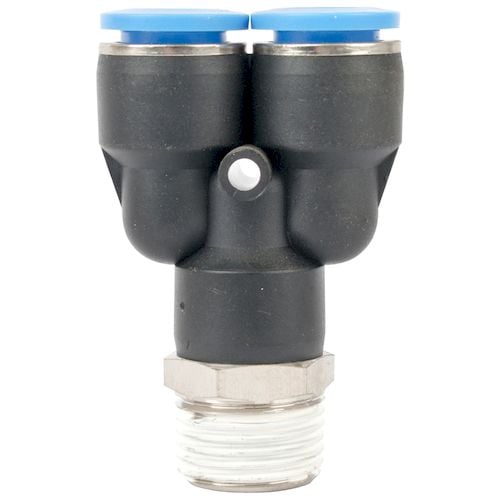 Pu hose fitting y joint 12mm-1/2 m(SPX12-04)