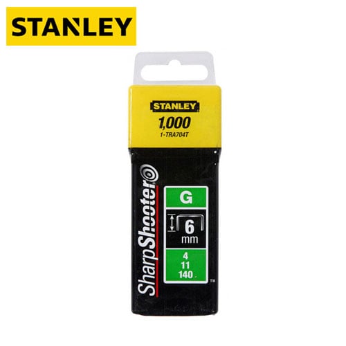 1000/Pk HD Staples G-Type 6mm (1-TRA704T) | STA5530