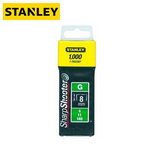 Stanley &#8211; 1000/Pk HD Staples G-Type 8mm (1-TRA705T) | STA5540